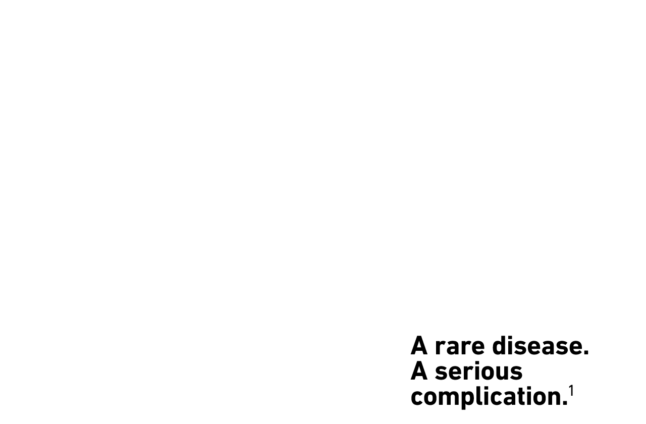 PAH a rare disease. A common complication.